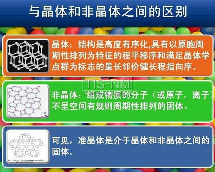 晶體、非晶體、準晶體之間的區(qū)別